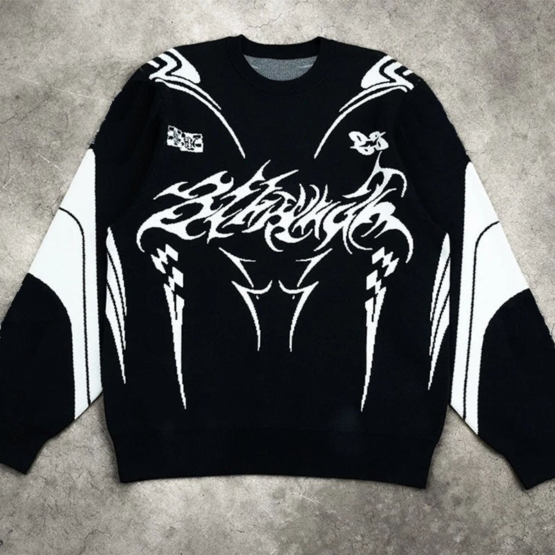 Locker sitzender Rundhals-Pullover