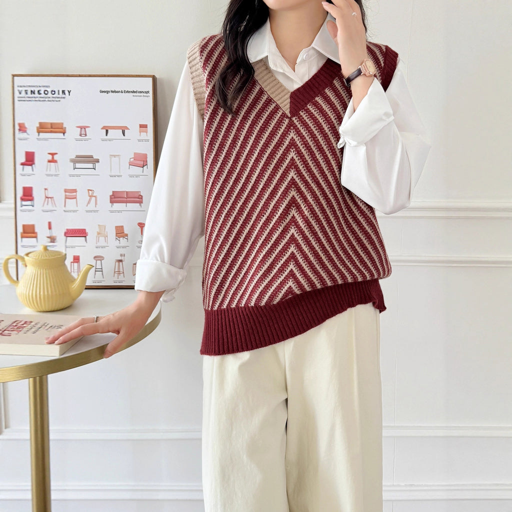 Wollpullover mit asiatischem Stil