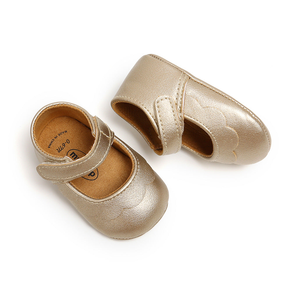 Einfarbige Lauflernschuhe für Baby-Mädchen
