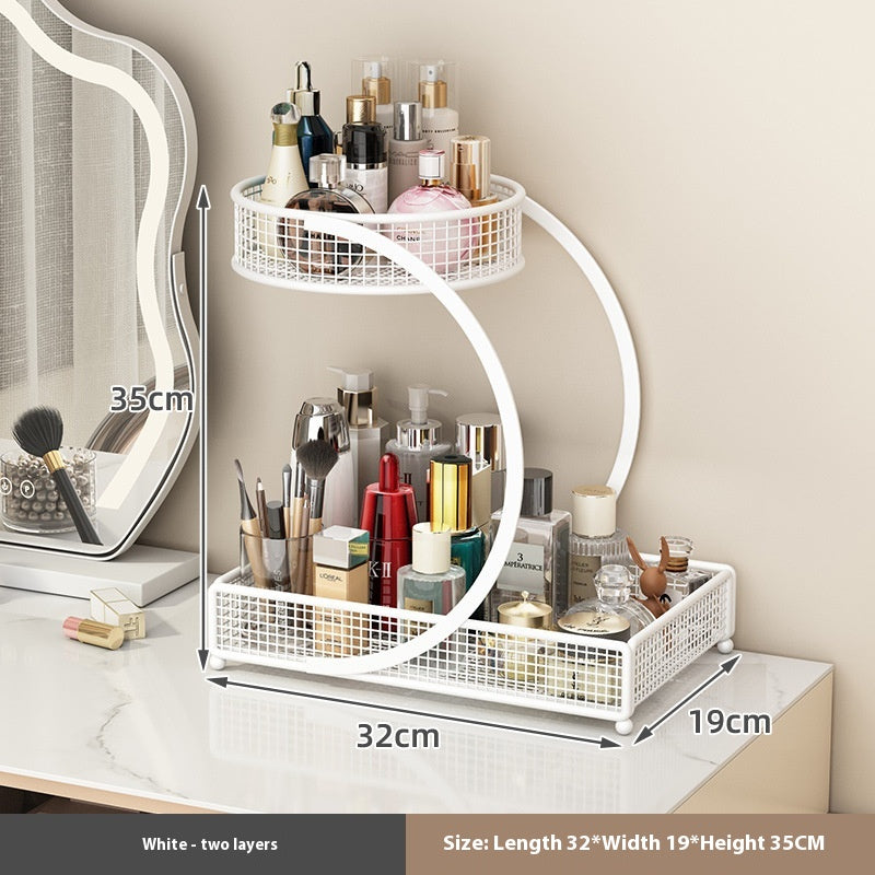 Minimalistischer Kosmetik-Organizer aus Metall – Bild 12 | LuxeStyle