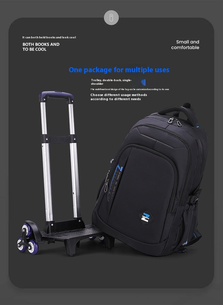 Trolley-Schulrucksack mit Rollen