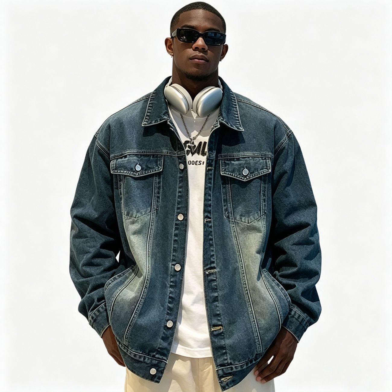 Einfache Denimjacke