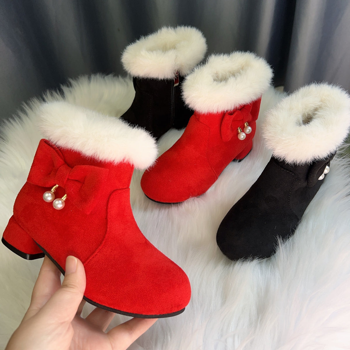 Mädchen Stiefel mit Prinzessinnen-Stil – Bild 2 | LuxeStyle