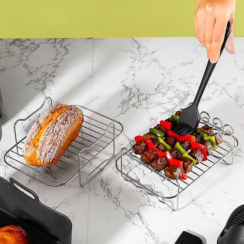 Heissluftfritteusen-Zubehör-Set aus Silikon – Bild 4 | LuxeStyle