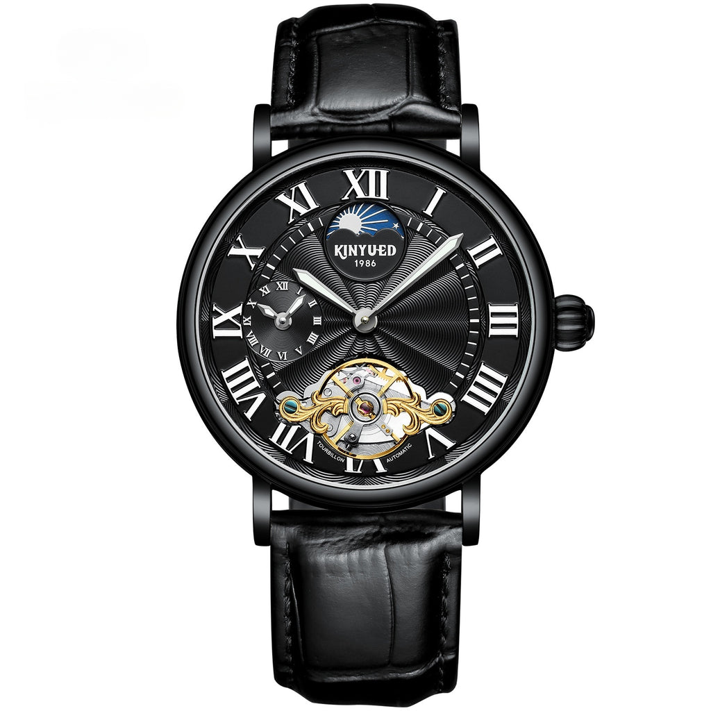 Tourbillon-Armbanduhr Leuchtend Hohl Herren