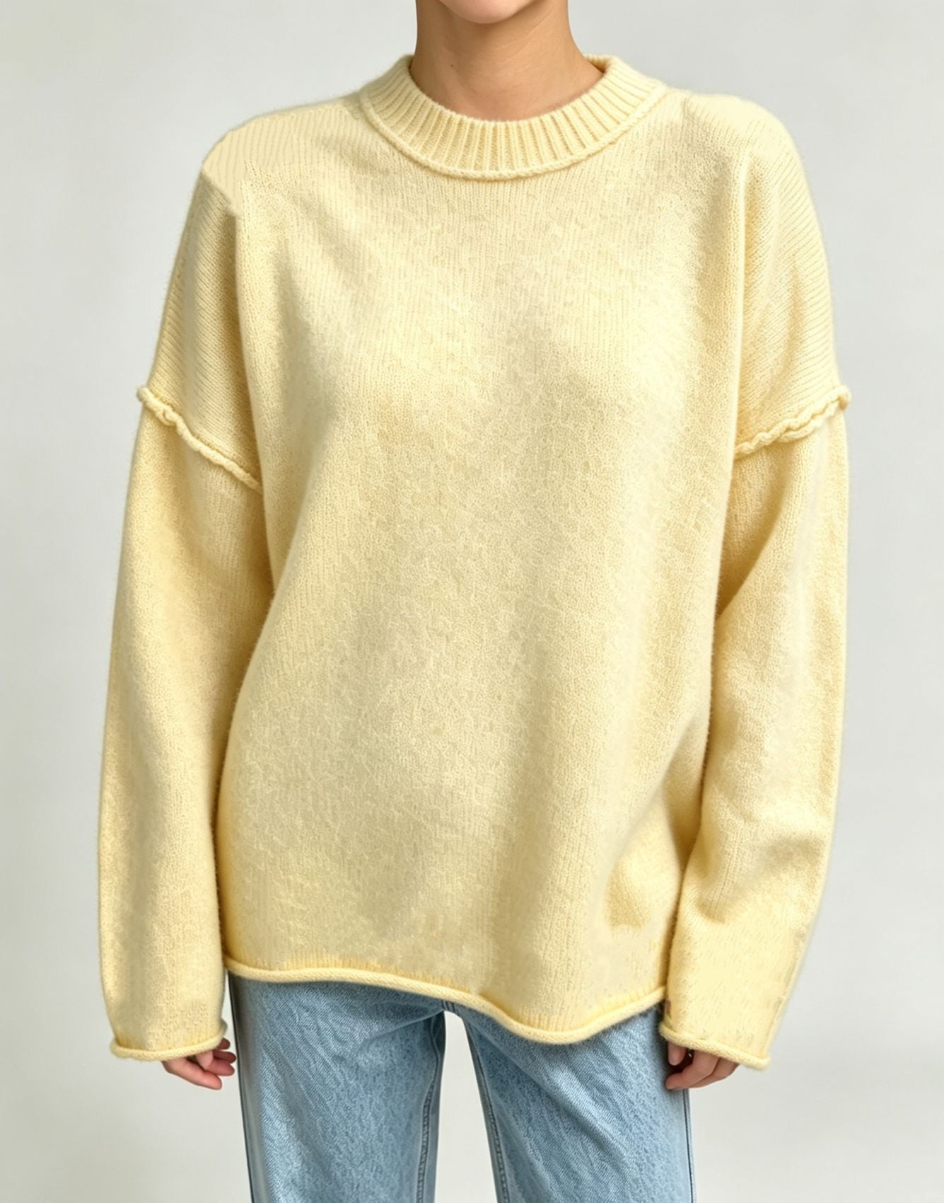 Oversized Strickpullover für Damen