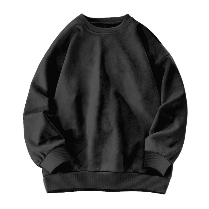 Suede-Fleece Pullover