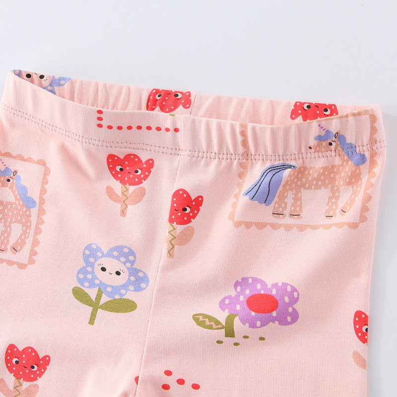 Leggings für Mädchen aus Baumwolle