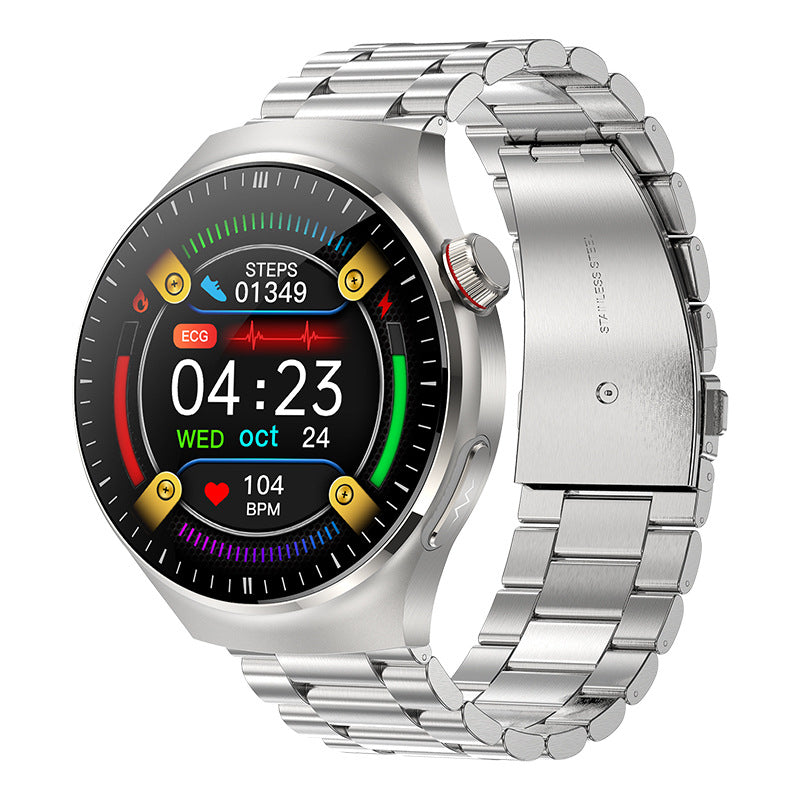 Smartwatch mit EKG, Körperanalyse und Bluetooth-Anruf