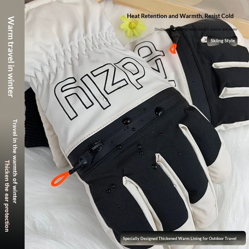 Warme Winter-Skihandschuhe mit Touchscreen