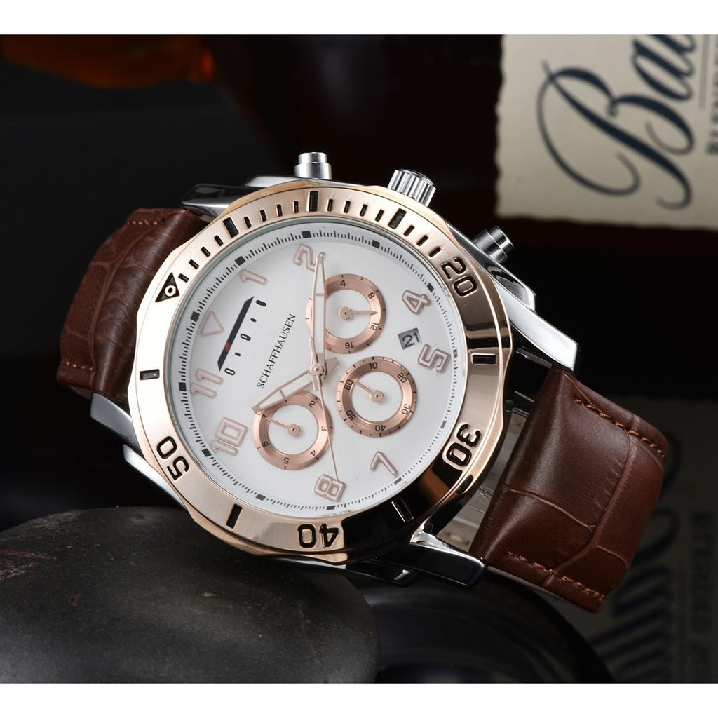 Herren Business Quarzuhr mit Chronograph