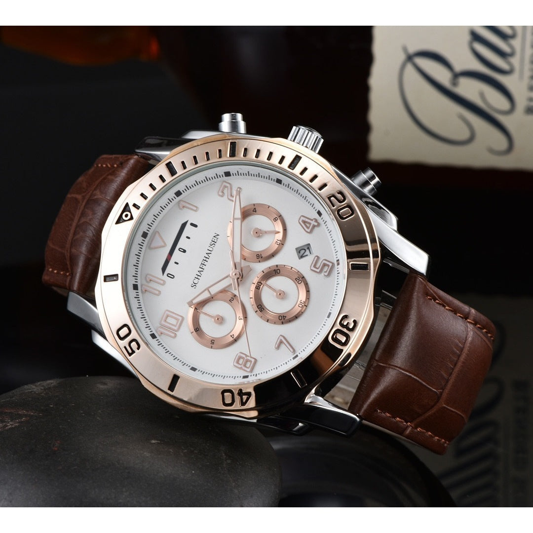 Herren Business Quarzuhr mit Chronograph