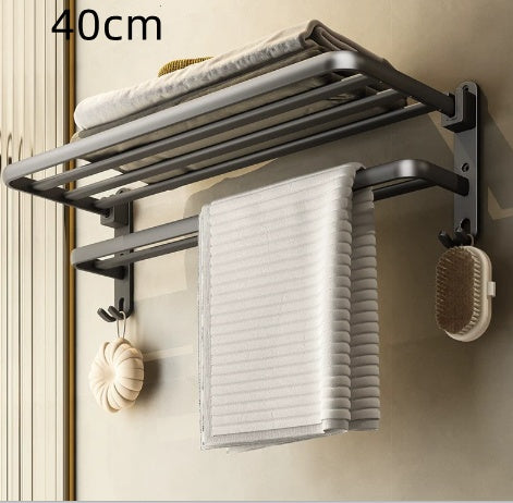 Wandmontiertes Badregal aus Aluminium