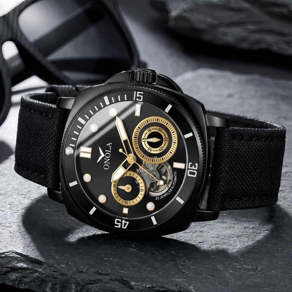 Sportliche Quarz-Uhr für Männer | LuxeStyle