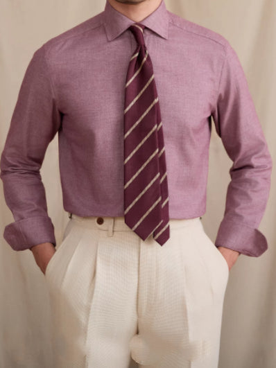 Retro Business-Casual Langarmhemd aus Baumwolle – Bild 3 | LuxeStyle