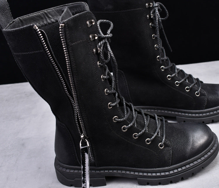 Herren-Cowboystiefel mit runder Zehenpartie – Bild 5 | LuxeStyle