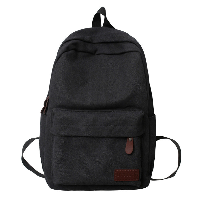 Canvas Rucksack grosse Kapazität Outdoor – Bild 2 | LuxeStyle