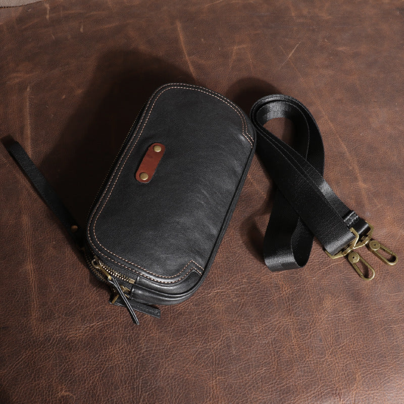 Leder-Taille-Rucksack