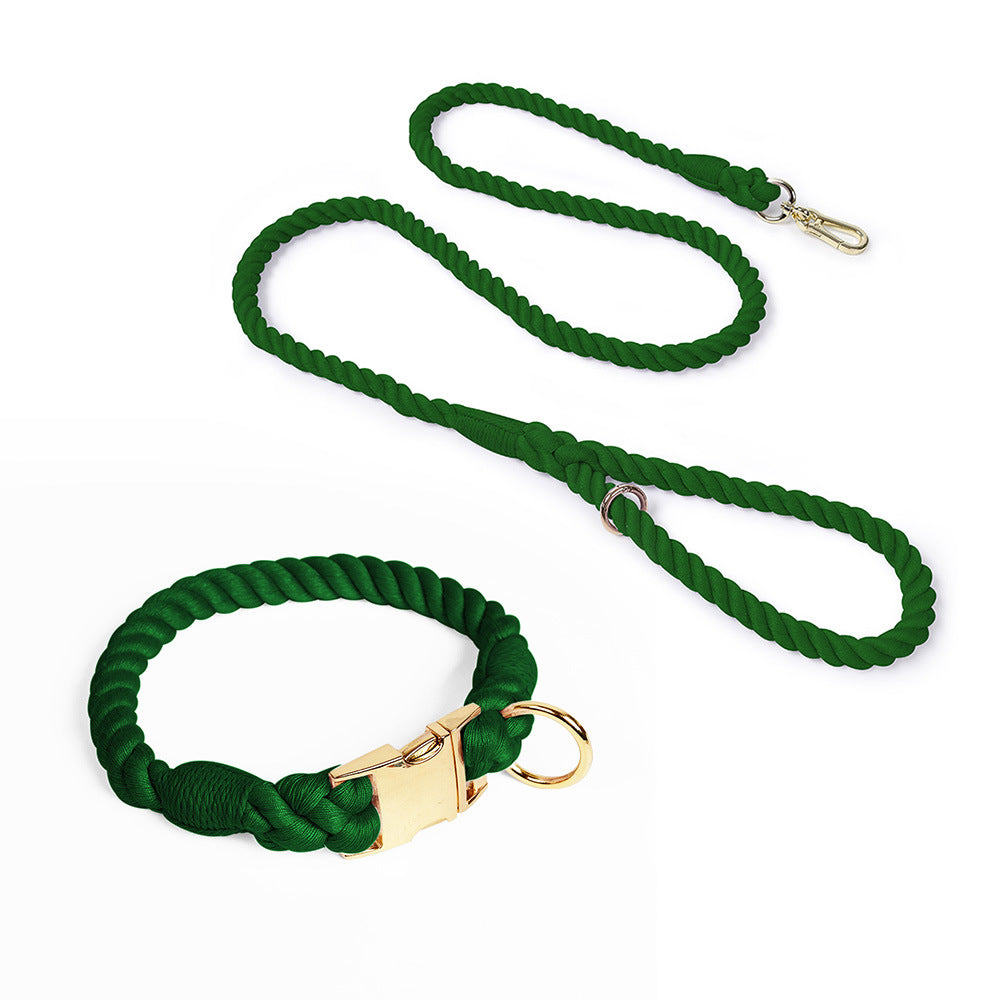 Geflochtenes Baumwollhalsband für Haustiere – Bild 17 | LuxeStyle