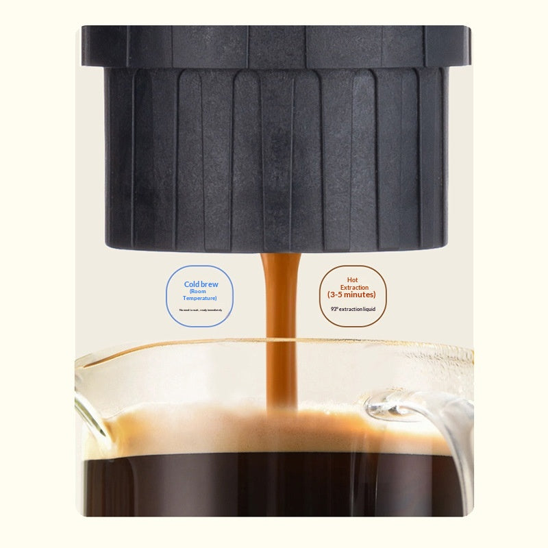 Mini tragbare Kaffeemaschine für unterwegs