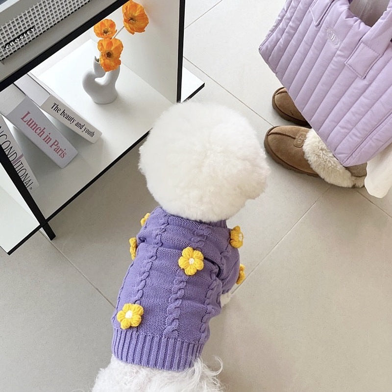 Hundekleidung mit Blumenmuster – Bild 5 | LuxeStyle