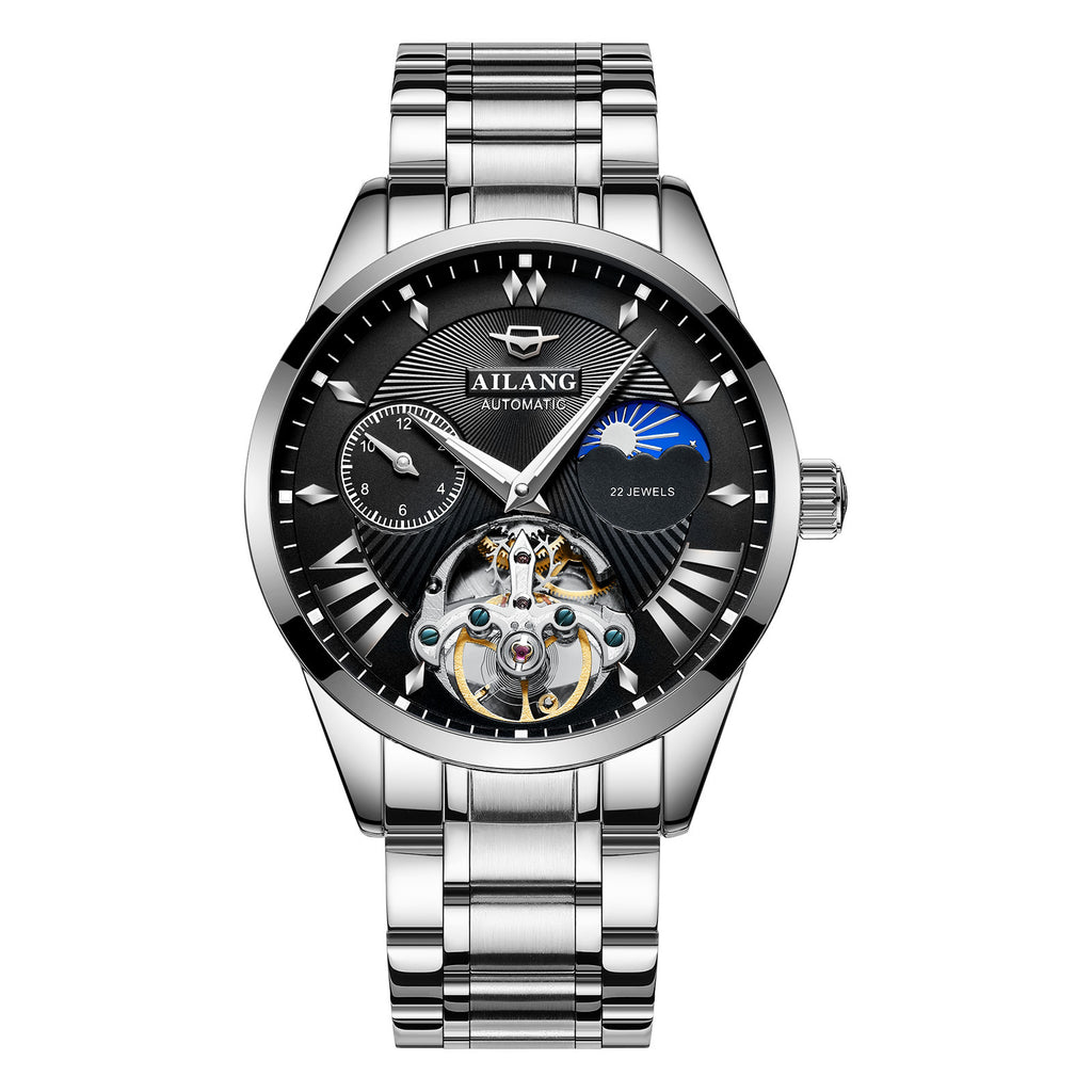 Mechanische Skelett-Herrenuhr mit Automatikwerk – Bild 9 | LuxeStyle