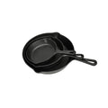 3er-Set Gusseisenpfannen für Steaks & mehr