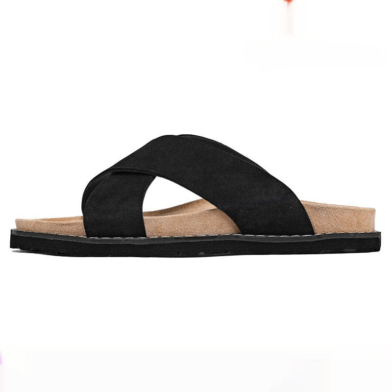 Herren Premium-Badesandalen mit dicker Sohle