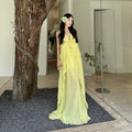 Gelbes Strandkleid mit Resort-Vibe – Bild 5 | LuxeStyle