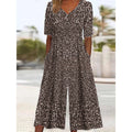 Eleganter ärmelloser Jumpsuit mit Print