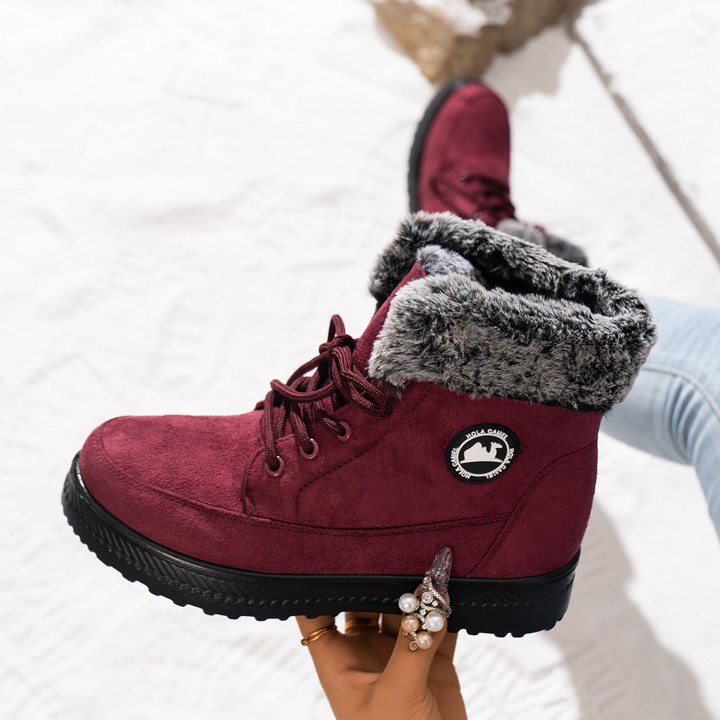 Gefütterte Winterstiefel