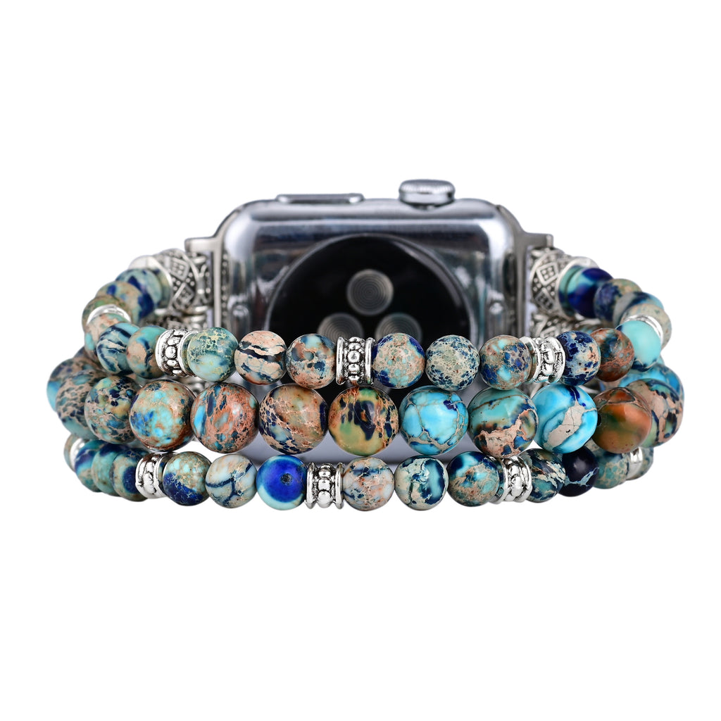 Blauer Kaiserjasper Armband