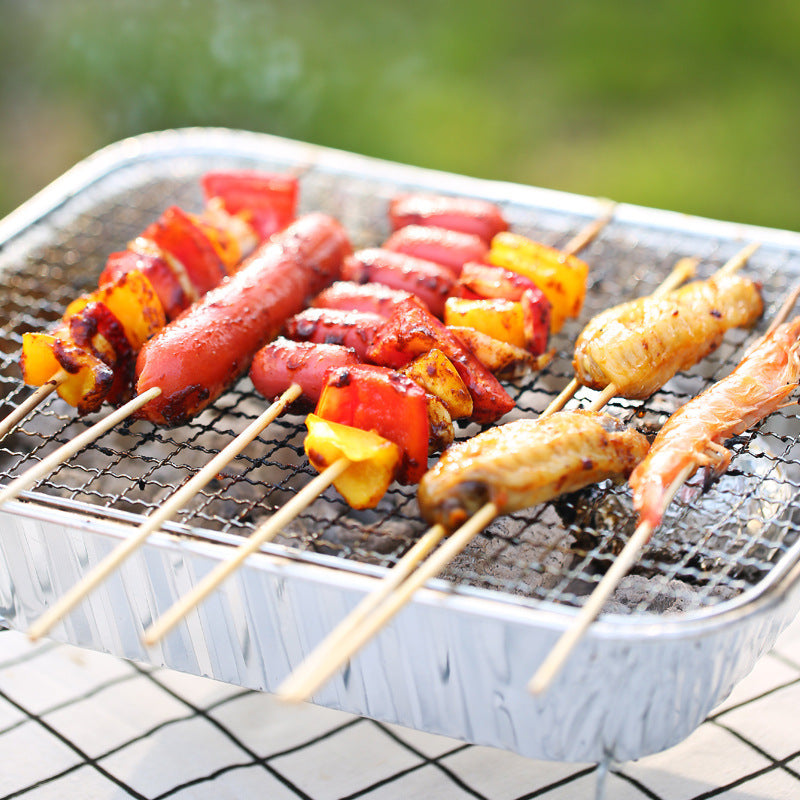 Portabler Mini-Barbecue-Grill mit Holzkohle | LuxeStyle