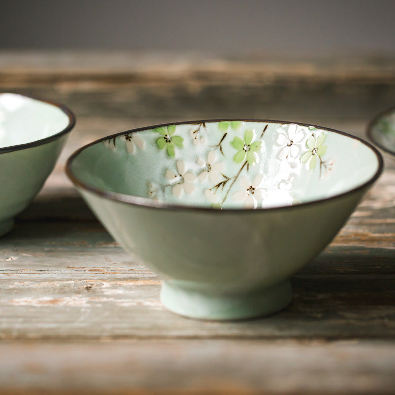 Tiefes Teller-Set «Autumn Cherry» – Bild 7 | LuxeStyle