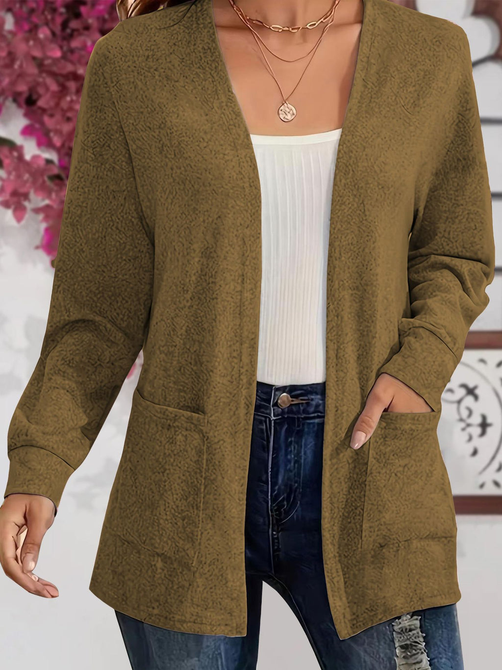 Leichter Cardigan mit Taschen