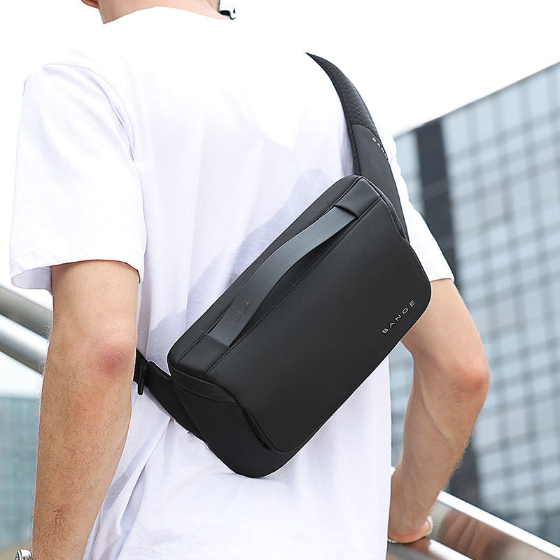 Männer-Backpack mit wasserfestem Brustbeutel – Bild 3 | LuxeStyle