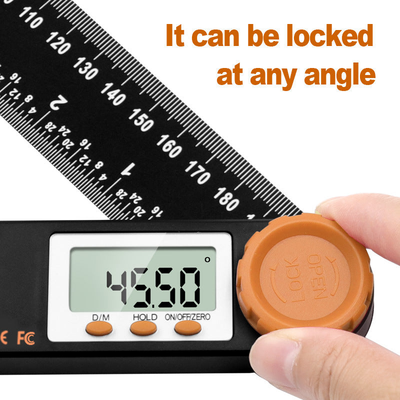 Winkel Lineal 4-in-1 Orange