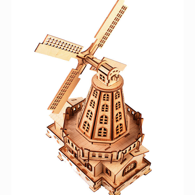 Holz 3D Puzzle Windmühle – Bild 5 | LuxeStyle