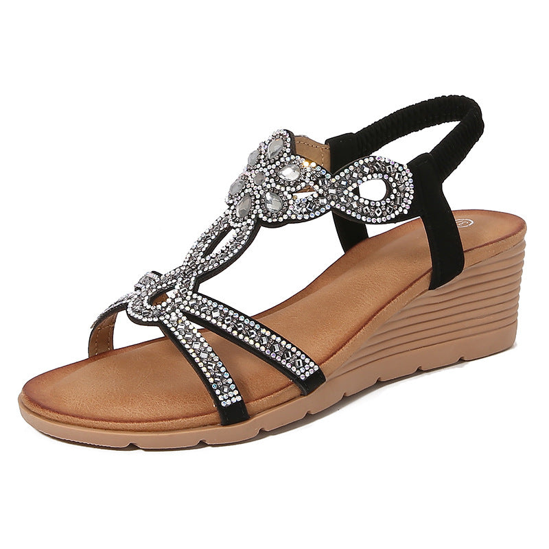 Bohemian Strass-Sandalen im Koreanischen Stil – Bild 2 | LuxeStyle