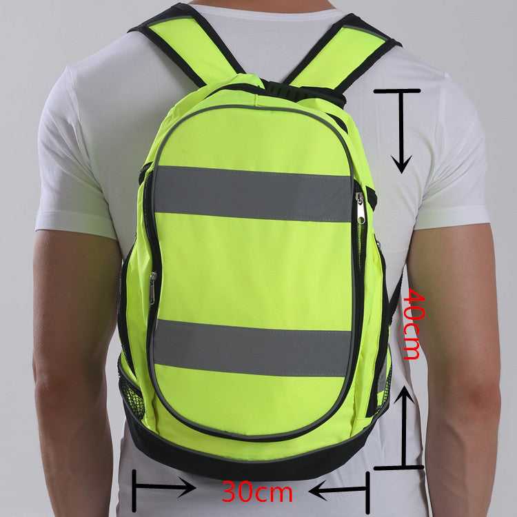 Reflektierender Doppel-Schulterrucksack – Bild 7 | LuxeStyle