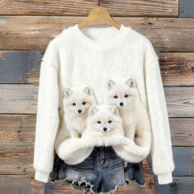 Weihnachts-Flanell-Hoodie