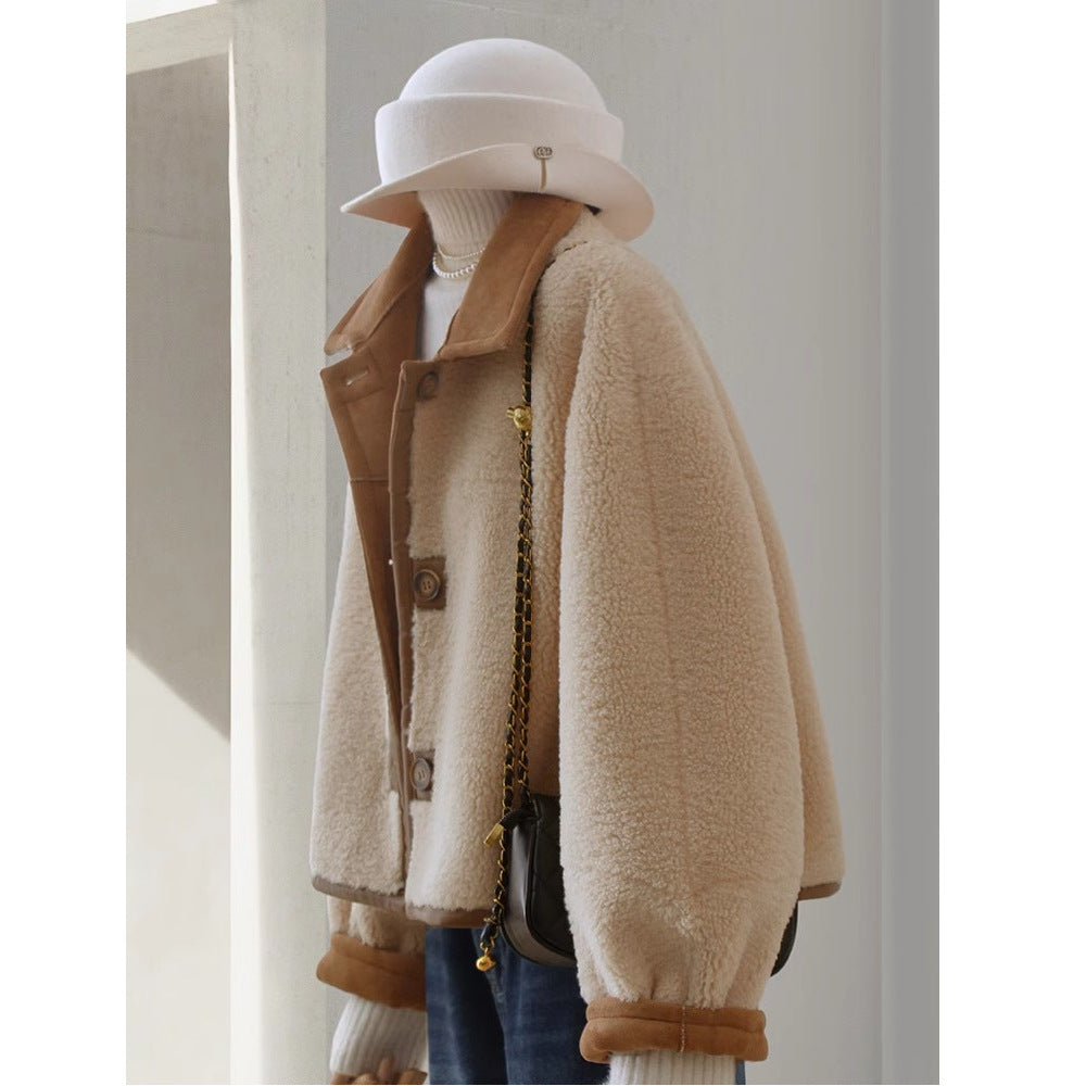 Reversible Jacke Damen, Kaffee, locker – Bild 2 | LuxeStyle