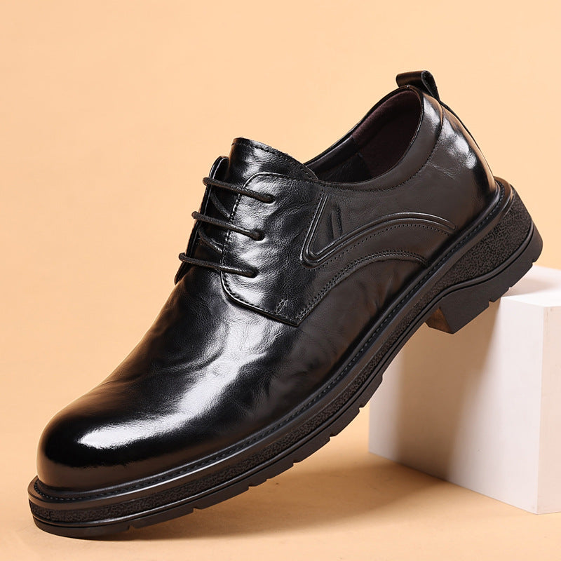 Herren Leder Business-Schuhe mit Schnürung