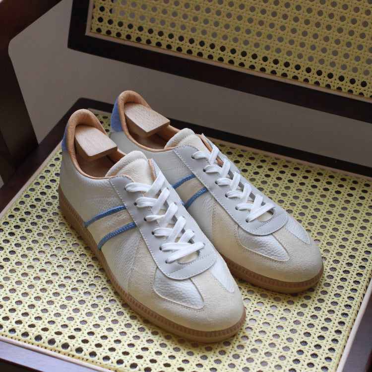Retro Rindsleder-Sneaker für Herren – Bild 3 | LuxeStyle