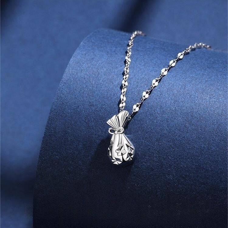 999 Silber-Anhänger «Fortuna» – Glücksmünze filigran