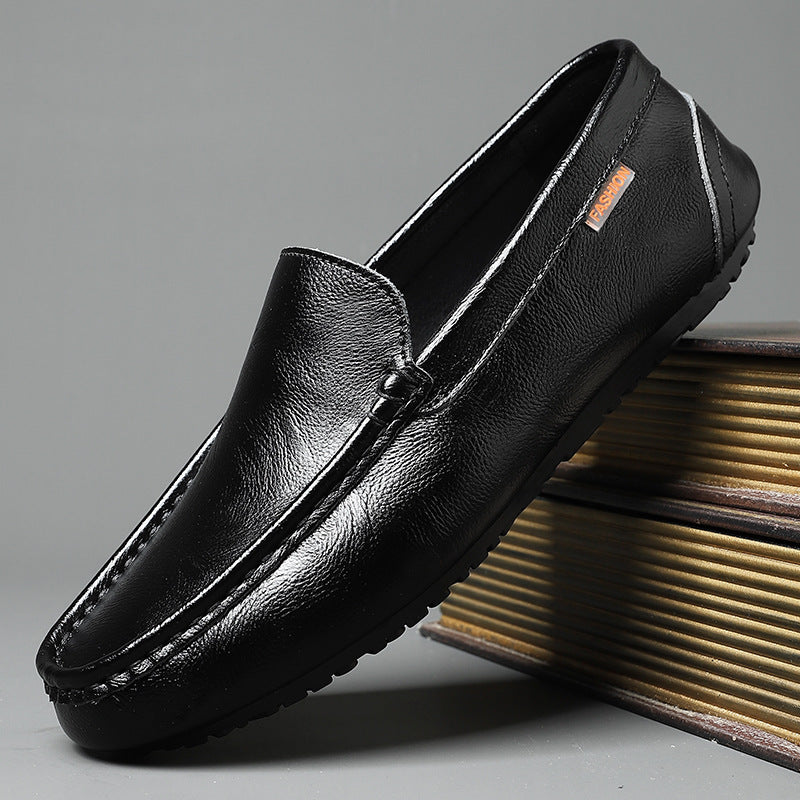 Atmungsaktive Slip-on Lederschuhe für Herren | LuxeStyle