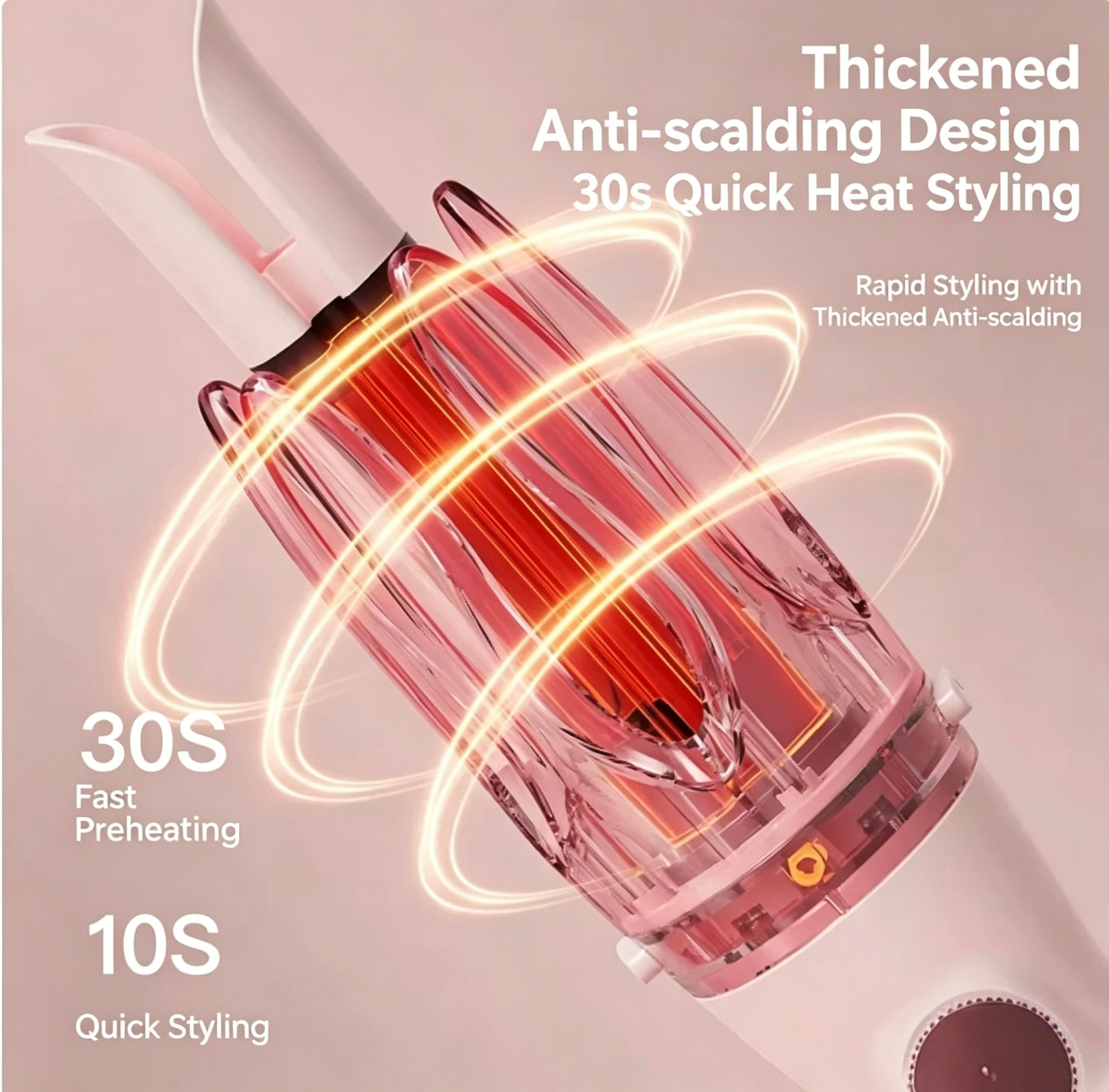3-in-1 Lockenstab & Glätteisen