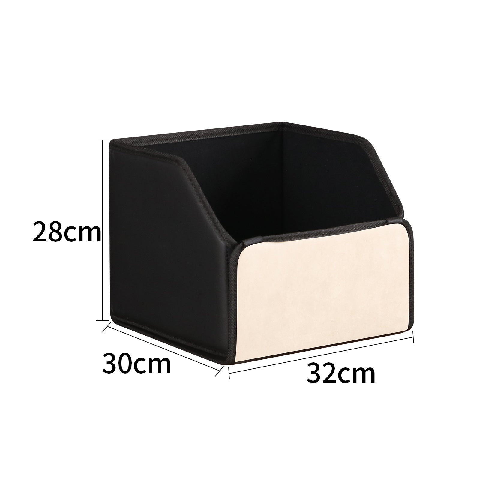 Aufbewahrungsbox aus Suede