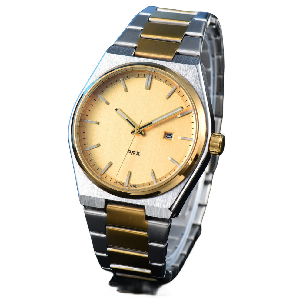 Elegante Herrenquarzuhren mit Stahlband
