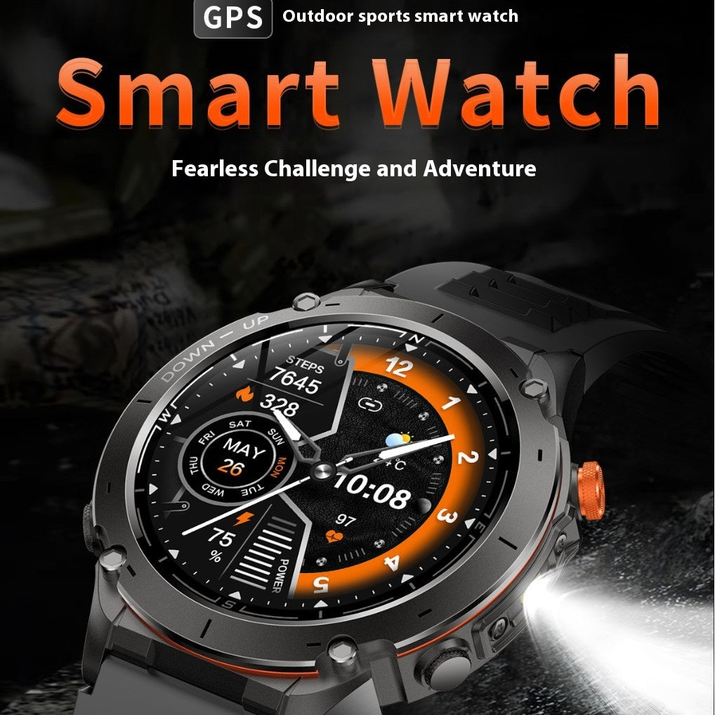 Smart-Armbanduhr mit Herzfrequenz- und Blutsauerstoffmessung